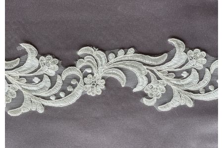 3" Ivory Alençon Edging Lace