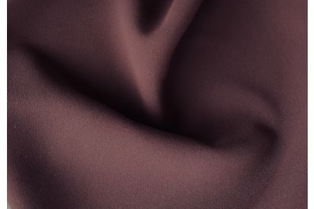 Double-Faced Toasty&nbsp;Raisin&nbsp;Polyester Crepe&nbsp;Suiting