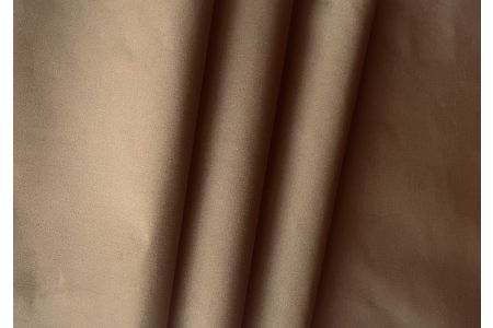Toasty Kraft Brown Polyester Poplin