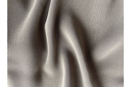 Drapey Cool Mushroom Polyester Blend Twill